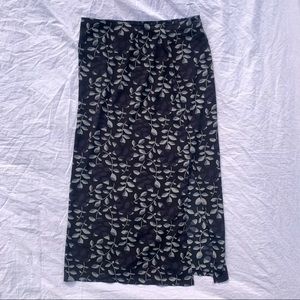 Vintage Floral Pariscope Skirt